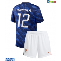 Francuska Bradley Barcola #12 Domaci Dres za djecu SP 2026 Kratak Rukav (+ Kratke hlače)